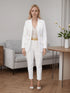 Elegantes Damen Zweiteiler Anzugset | Doppelreihiger Blazer & Hose